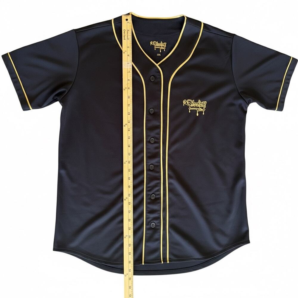 Wei Wuxian "Wei Wei" #5 Baseball Jersey - Black & Gold MDZS Streetwear - 2XL